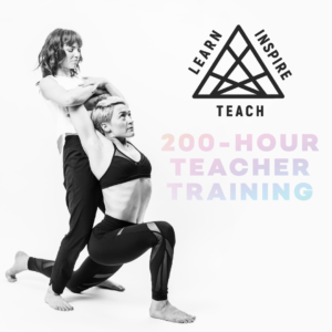 social graphic for yoga studio teacher training program course